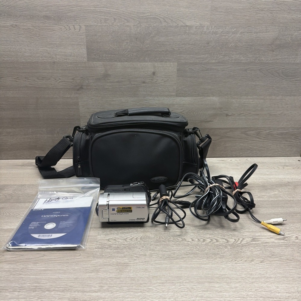 Sony Handycam DCR-SR45 Handheld Camcorder 30GB HDD Nightshot Bundle- Tested!!